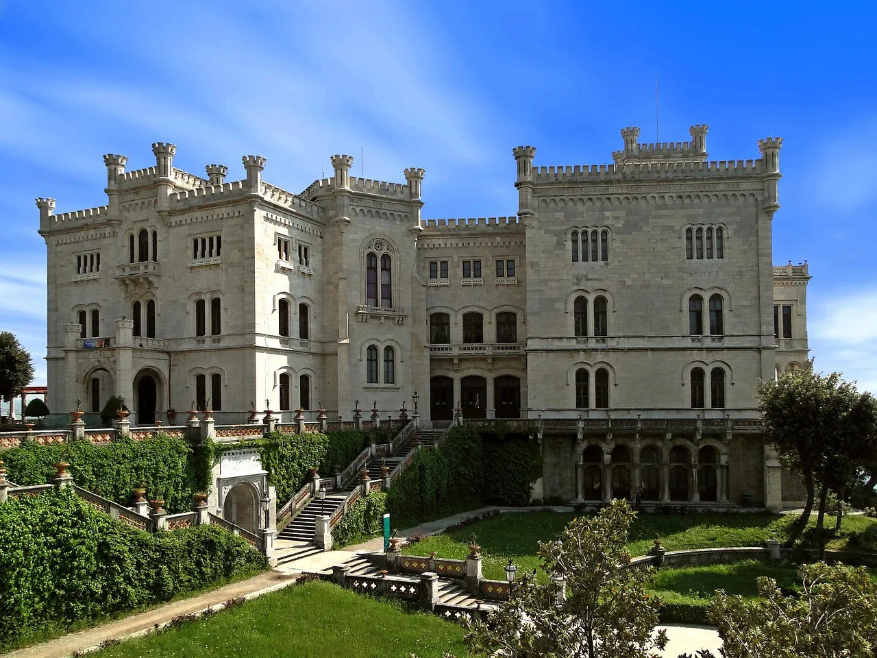 castle, outdoors, miramare, italy, miramare, miramare, miramare, miramare, miramare, italy